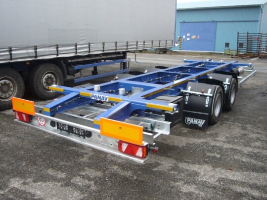 Tandemowe ramy nośne nadwozi wymiennych